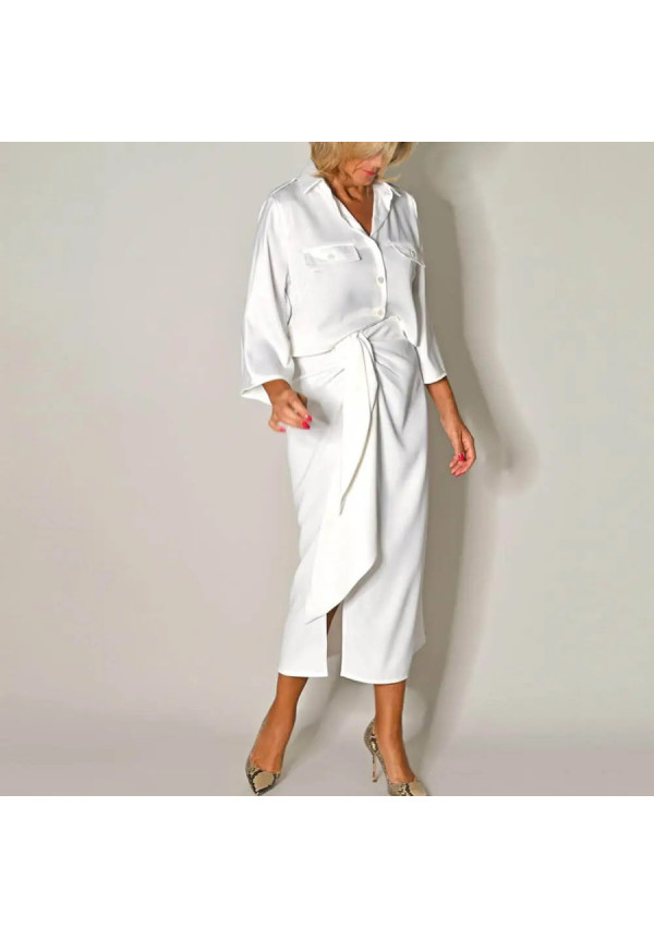 top fashion flad blanc