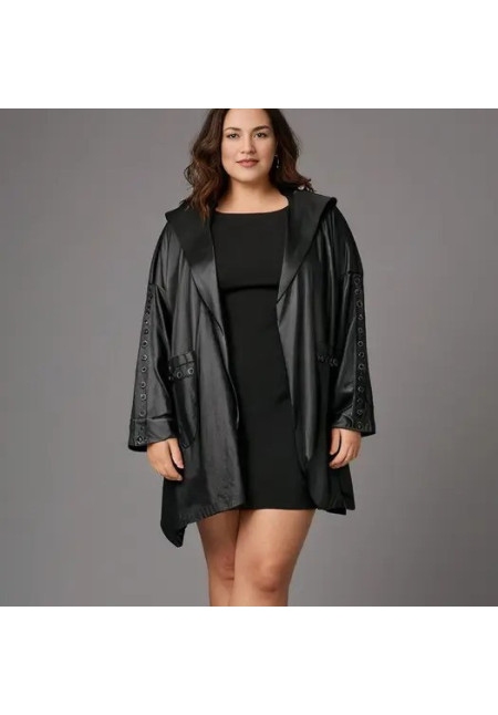 pome rougre chaqueta capuch