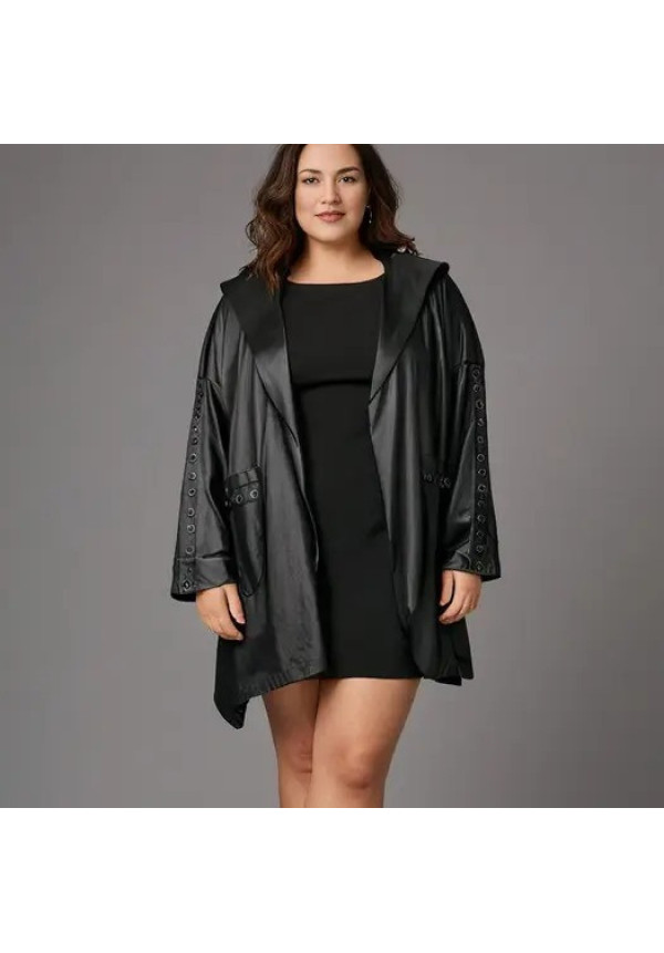 pome rougre chaqueta capuch