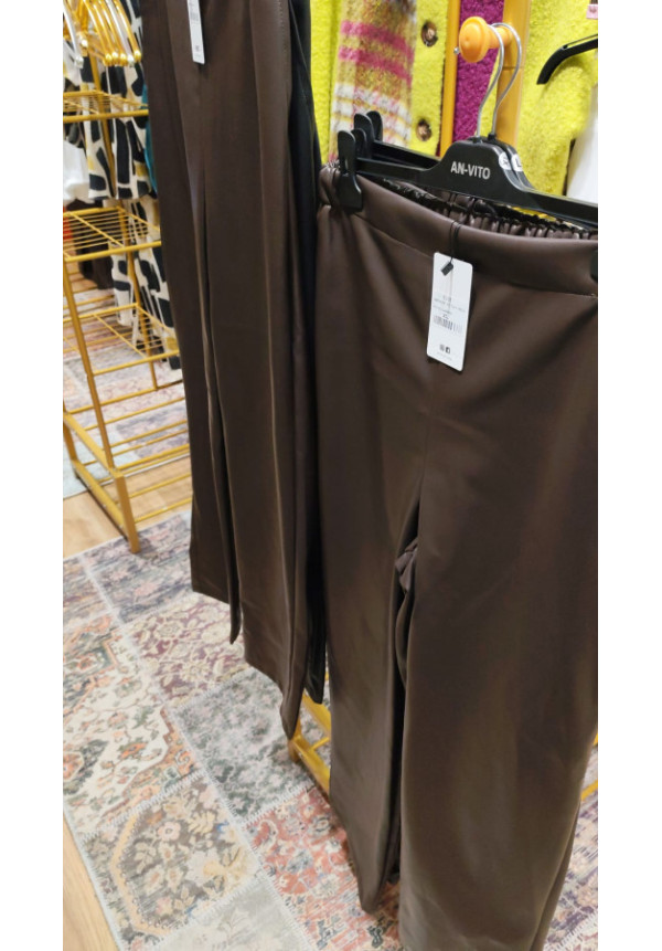 AV pantal kelly marron