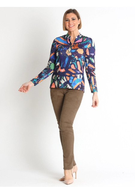 polo punto estampado