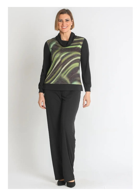 Pantalon elastico punto Lourdes Cast