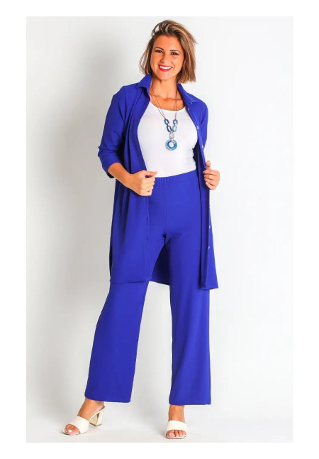 Pantalon recto bielastico Lourd Cas