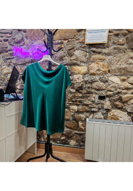  Renee C. top verde Drapeado EE.UU