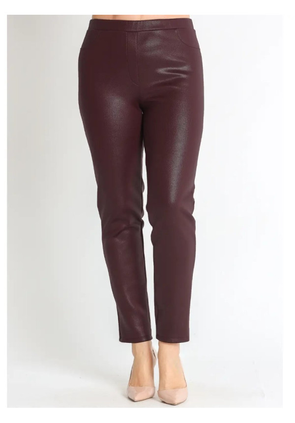 Pantalon granate foil Lourdes cast